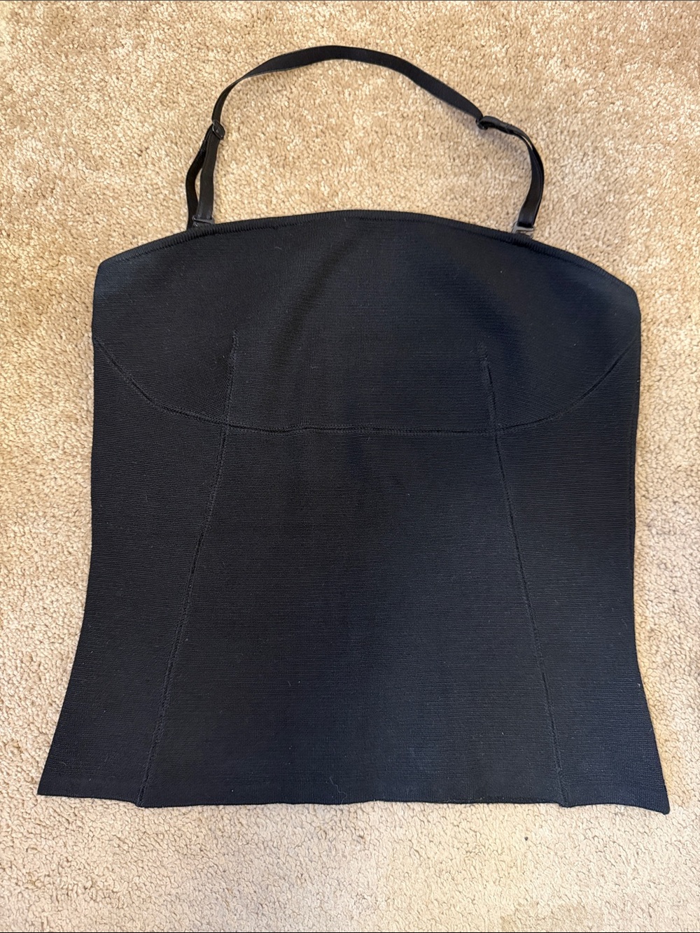 Vintage Georgiou Studios Silk Knit Halter Top Size M